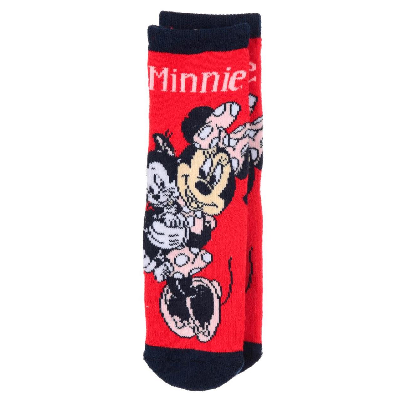 SUPER HEROES Κάλτσες αντιολισθητικές κορίτσι Minnie Mouse-HW0627-RED