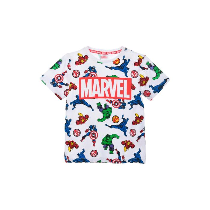 Μπλούζα μακό αγόρι Avengers-EX1224-WHITE