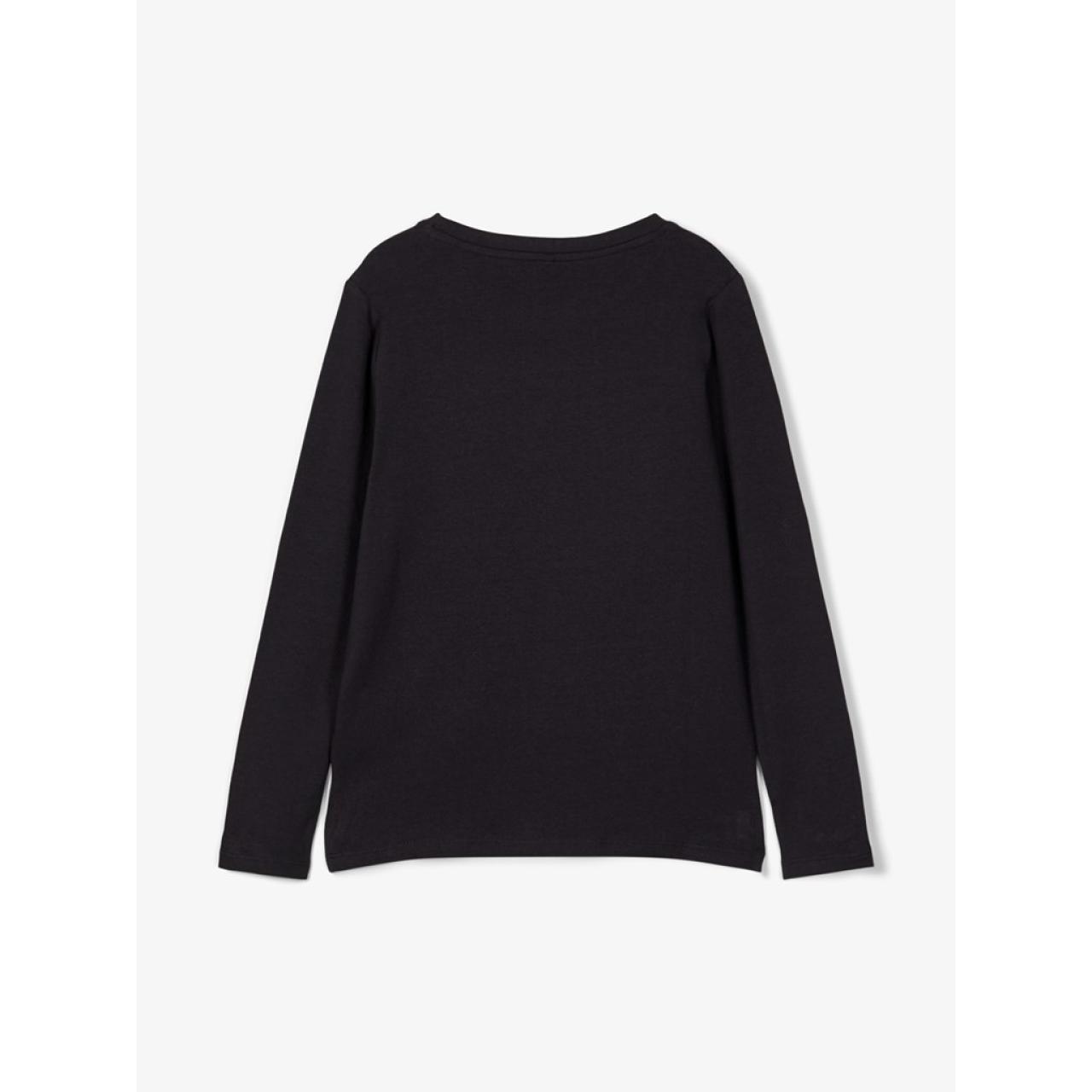 Μπλούζα αγόρι Name it -13181418-Black organic cotton