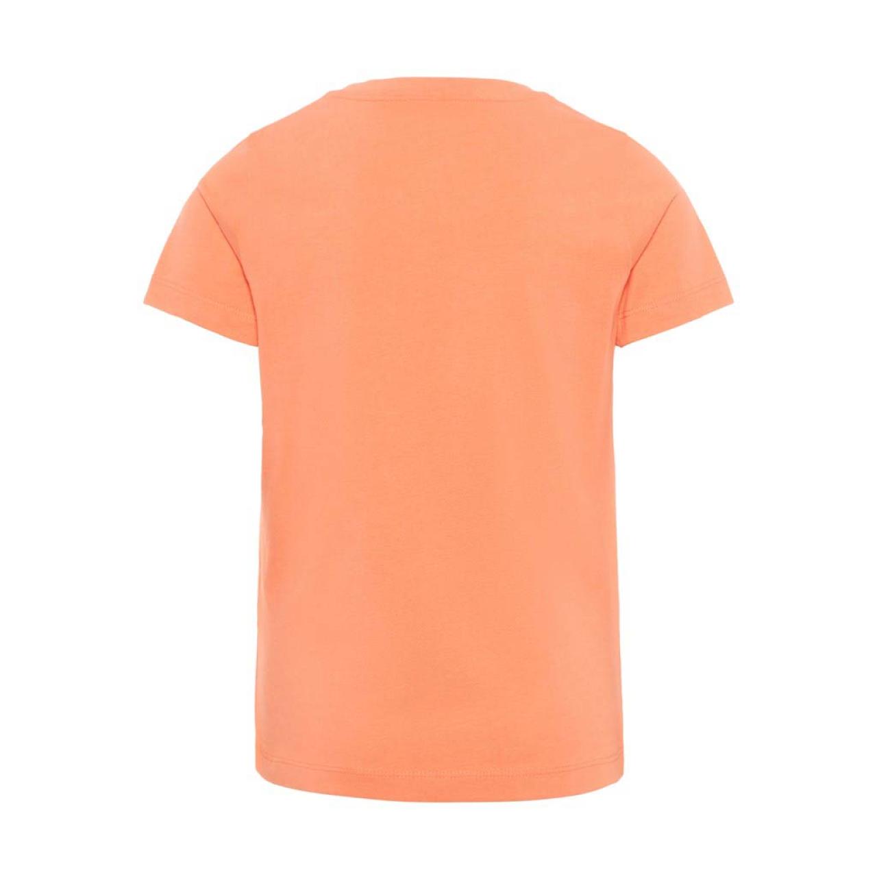 Μπλούζα μακό κορίτσι Name it-13163106-CORAL-organic cotton φωτογραφία
