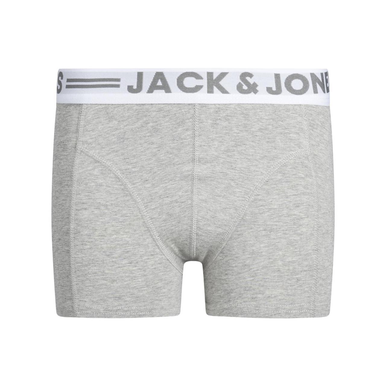 Εσώρουχα μπόξερ 3 pack αγόρι JACK & JONES-12149293-Light Grey φωτογραφία