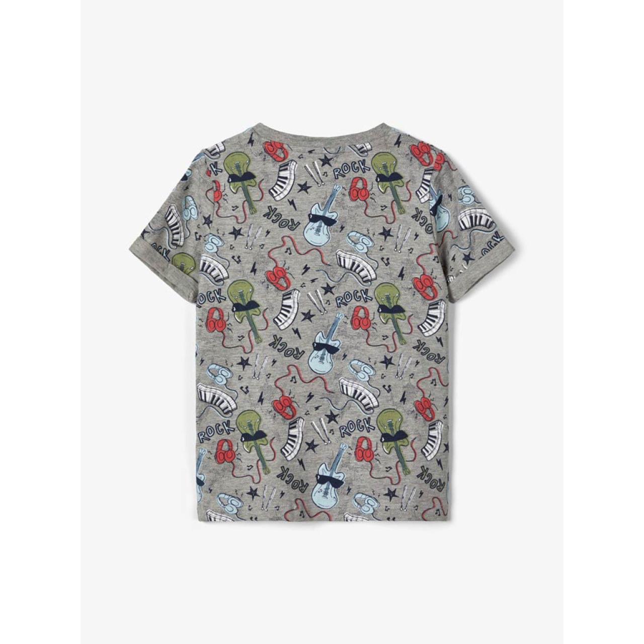 Μπλούζα αγόρι Name it -13175917 γκρι organic cotton φωτογραφία