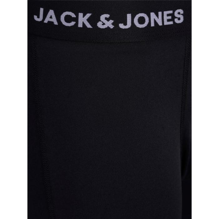 Εσώρουχα μπόξερ 3 pack αθλητικού τύπου αγόρι JACK & JONES-12205324-Black