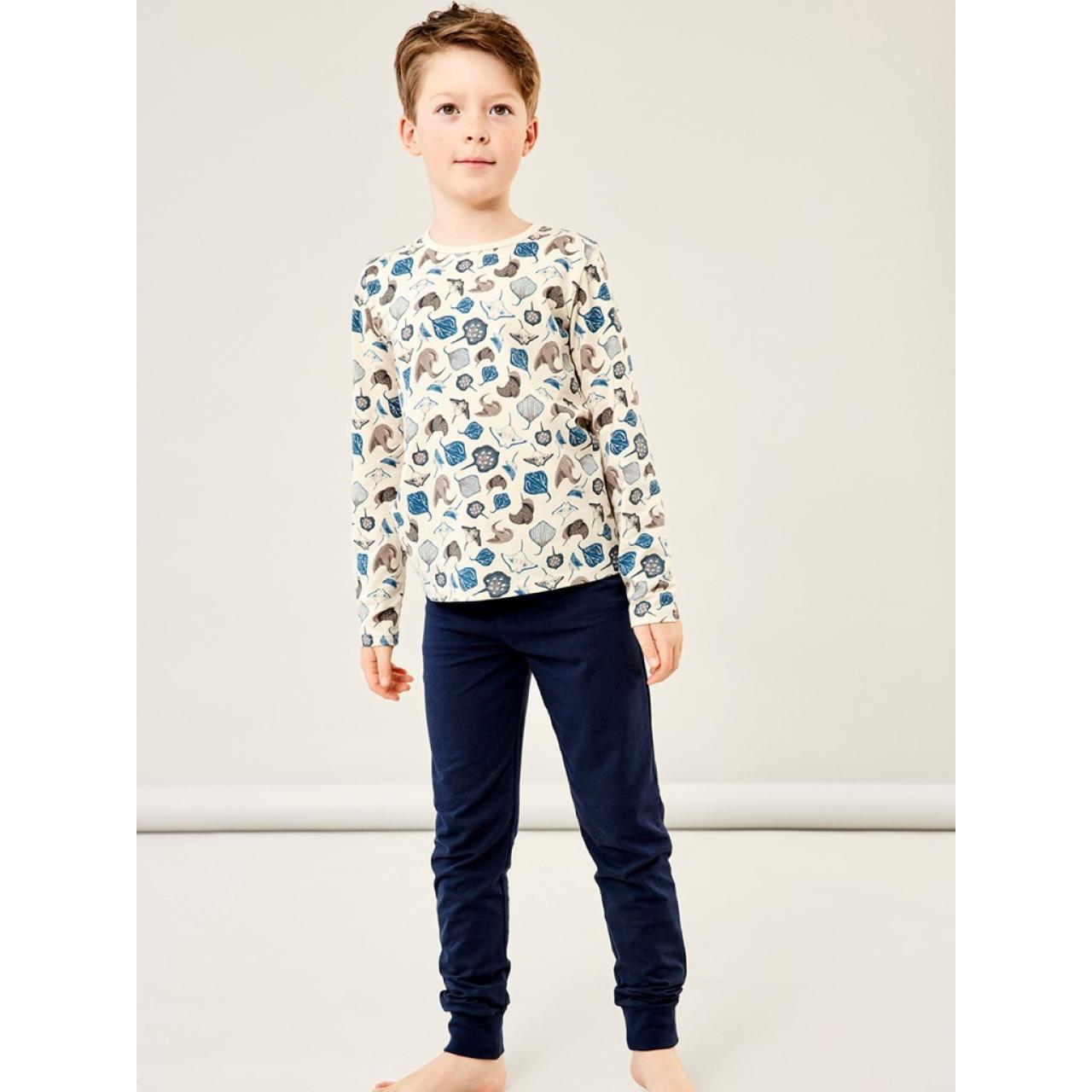 Πιτζάμα μακό αγόρι name it-13211578-Dark Sapphire-organic cotton φωτογραφία