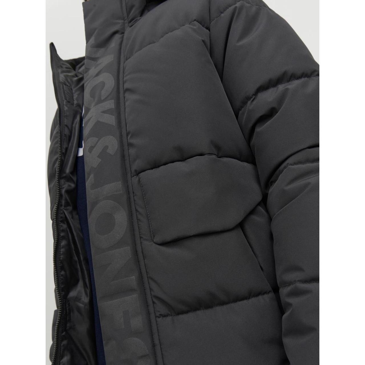 Μπουφάν puffer αγόρι JACK & JONES-12246122-Black φωτογραφία