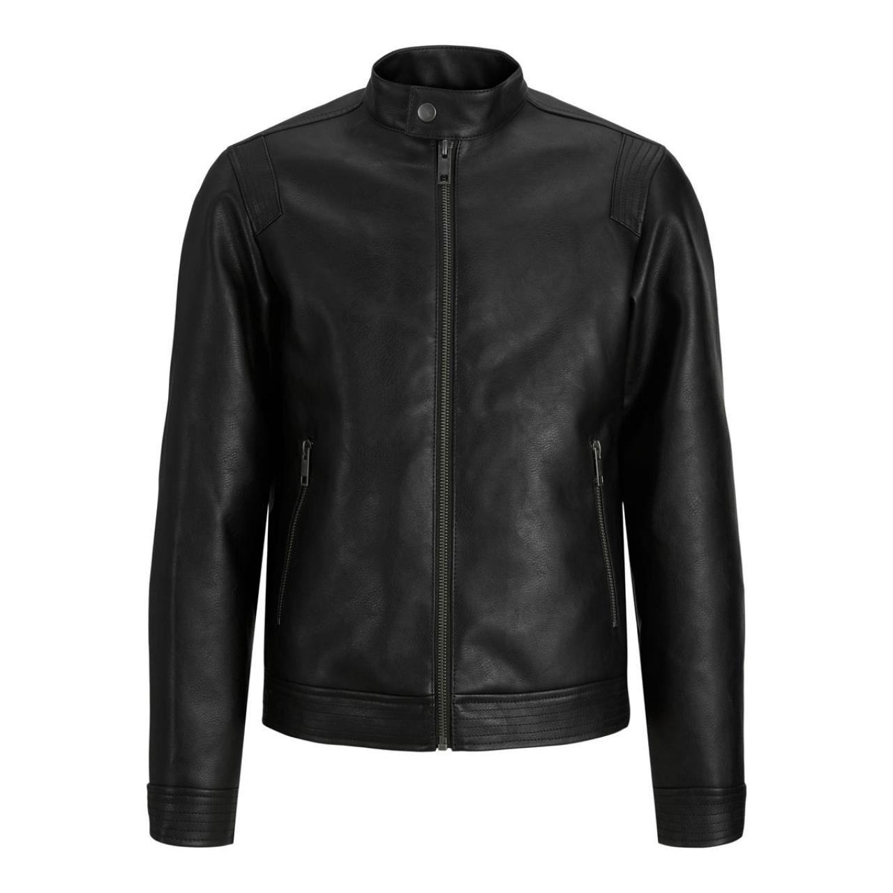 JACK&JONES Μπουφάν Biker αγόρι Jack & Jones-12223285-Black