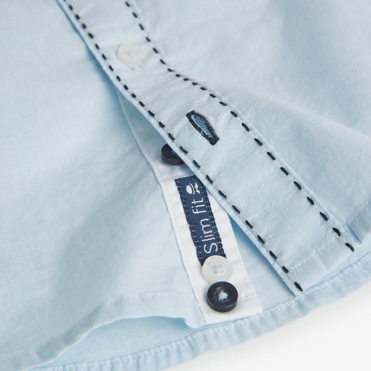 Πουκάμισο κοντό μανίκι αγόρι Boboli-718297-2294-Ciel φωτογραφία