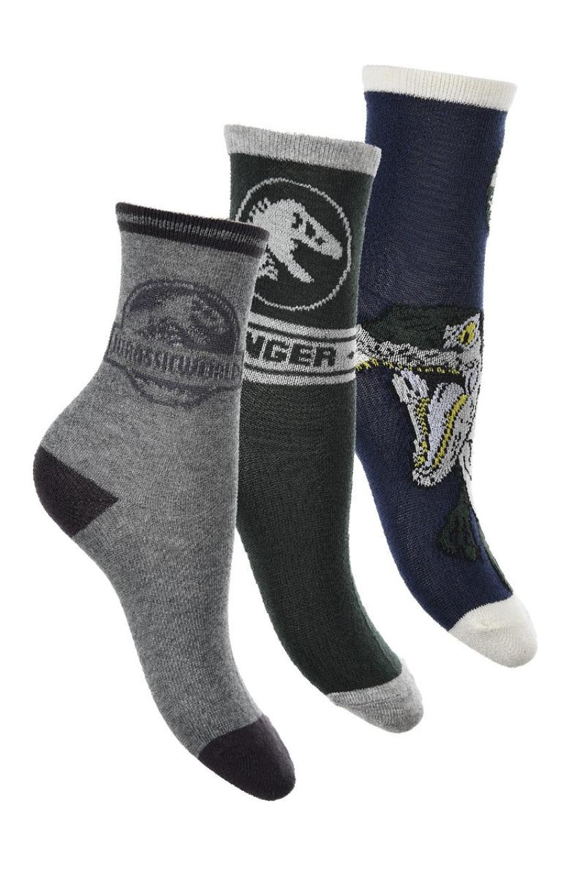 Κάλτσες 3 τεμ. αγόρι JURASSIC WORLD-EV0624-PACK1