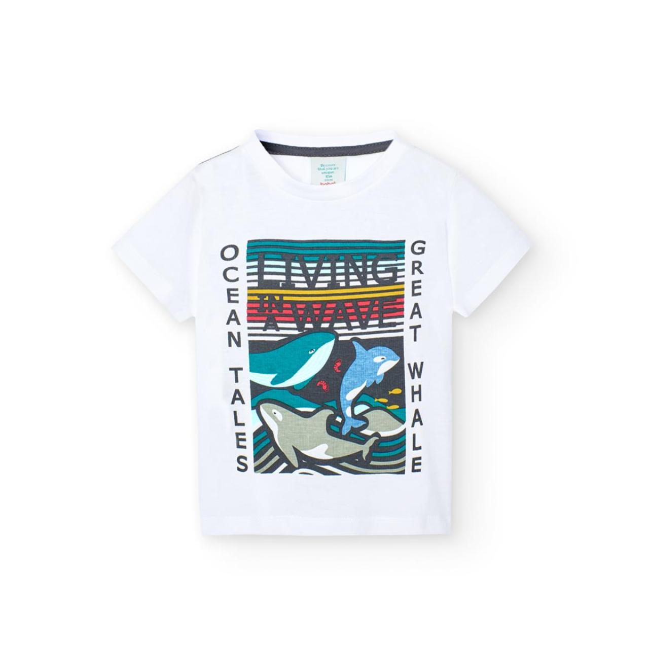 BOBOLI Μπλούζα μακό αγόρι Boboli-318068-1100-White