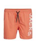 Μαγιό βερμούδα αγόρι JACK & JONES-12206200-Hot Coral