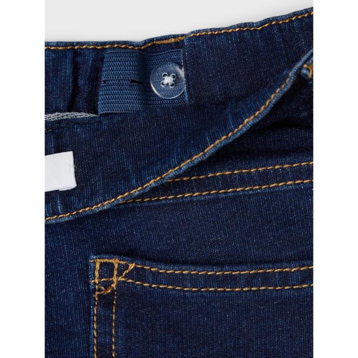 Βερμούδα τζιν ελαστική αγόρι Name it-13197406-Dark Blue Denim