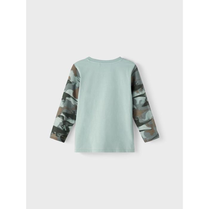 Μπλούζα μακό αγόρι name it-13206778- Iceberg Green-organic cotton