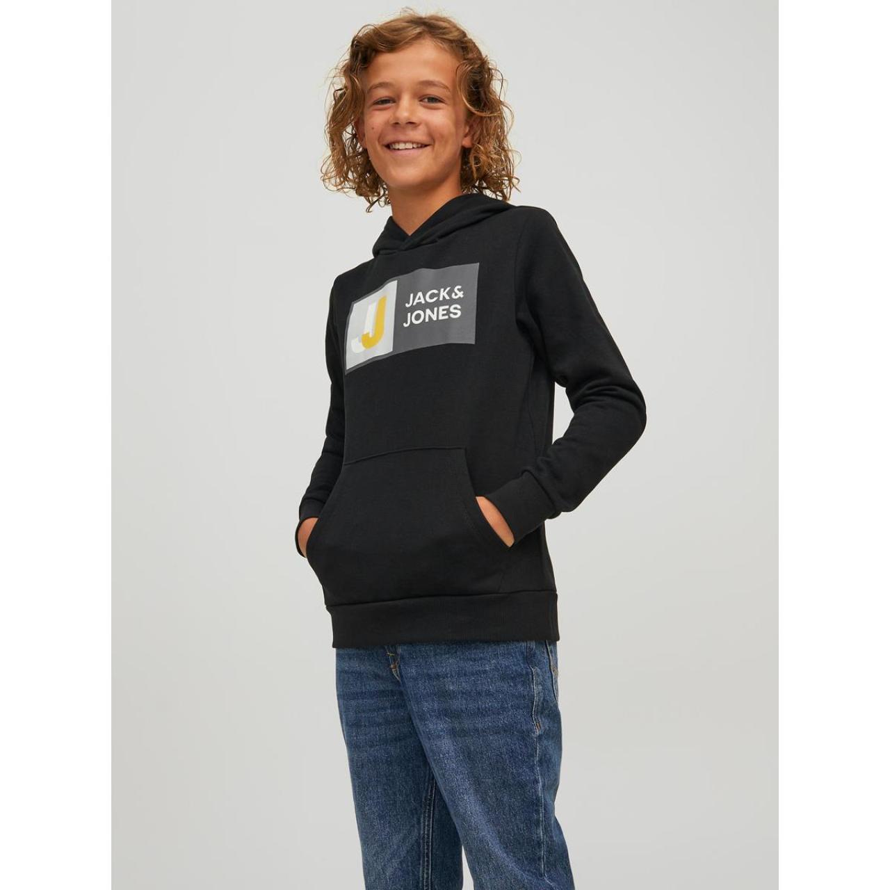 Μπλούζα φούτερ αγόρι Jack & Jones-12216954-Black φωτογραφία