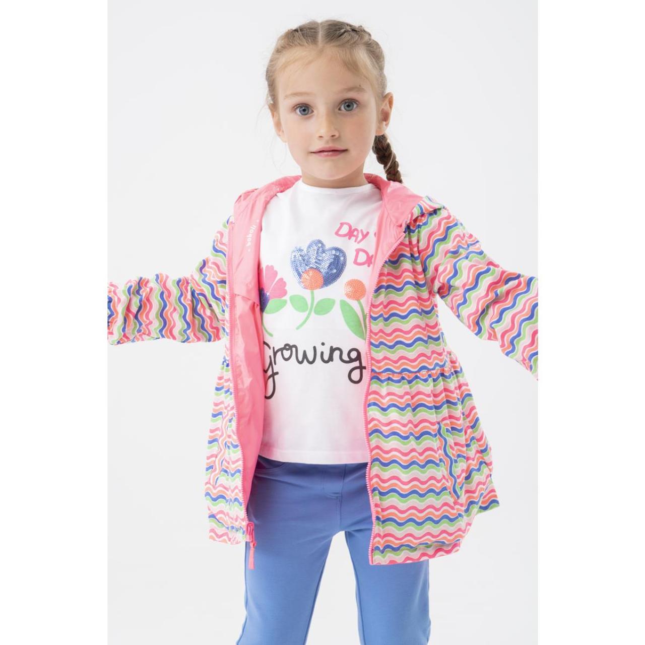 Μπουφάν λεπτό διπλής όψης κορίτσι Boboli-218168-3633-Fuchsia