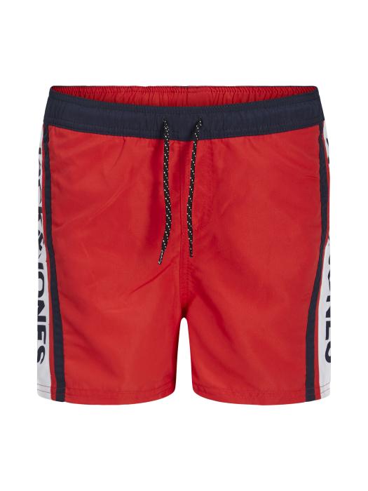 Μαγιό βερμούδα αγόρι JACK & JONES-12206185-Flame Scarlet