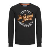 Μπλούζα φούτερ αγόρι Jack & Jones-12237110-Black