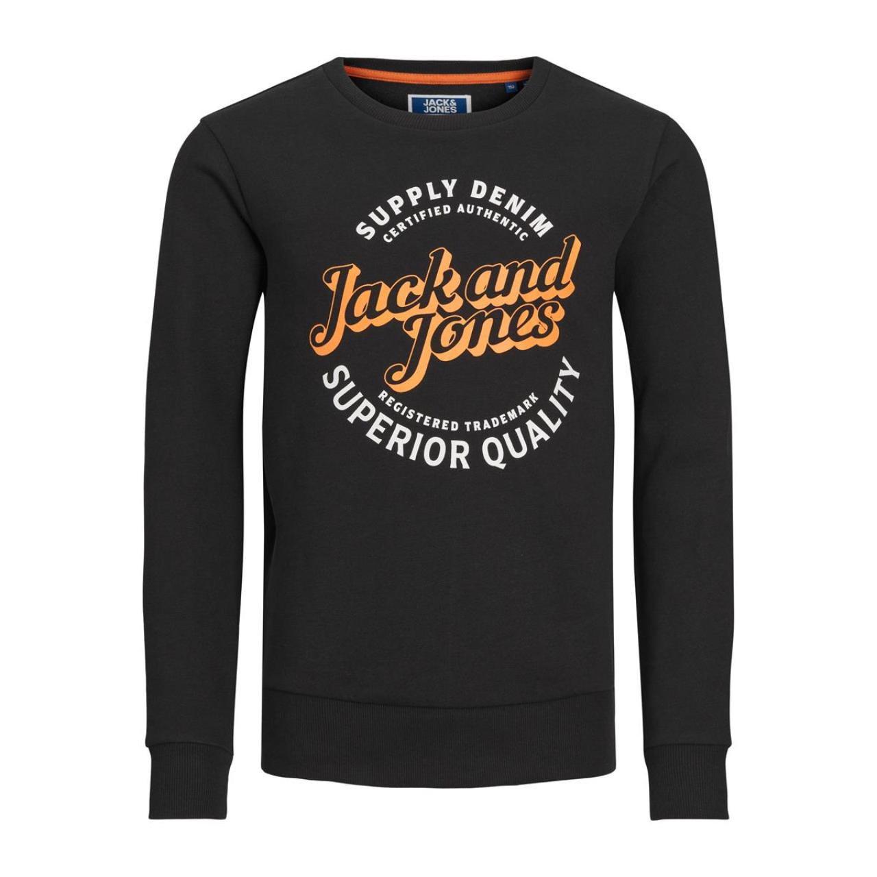 JACK&JONES Μπλούζα φούτερ αγόρι Jack & Jones-12237110-Black