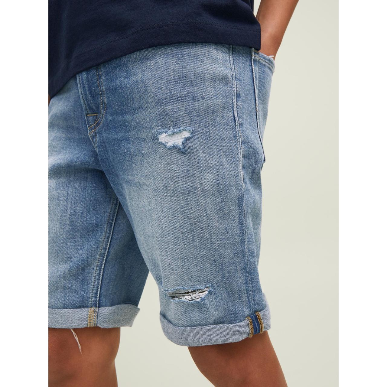Βερμούδα τζιν αγόρι JACK & JONES-12202236-Blue Denim φωτογραφία