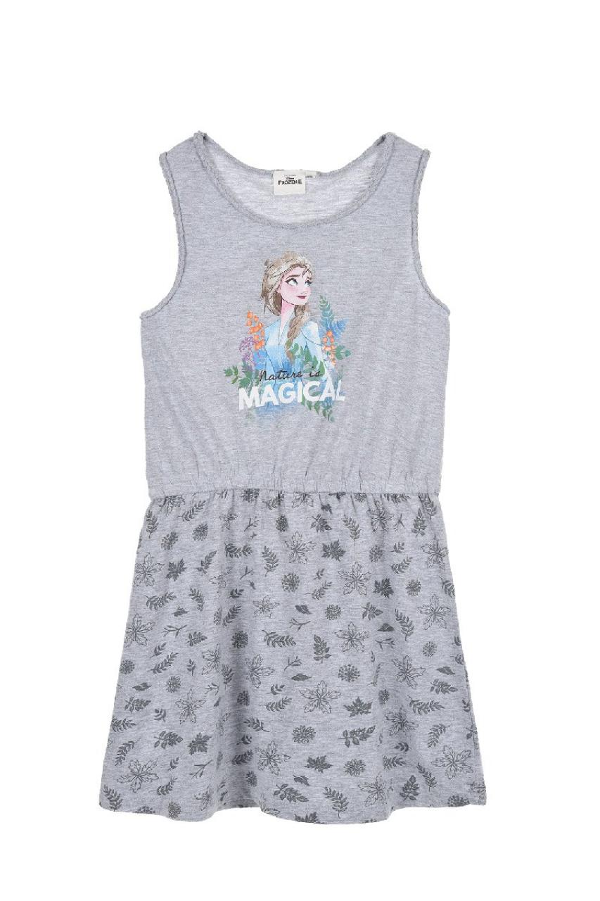 SUPER HEROES Φόρεμα μακό Frozen -UE1003-GREY-organic cotton