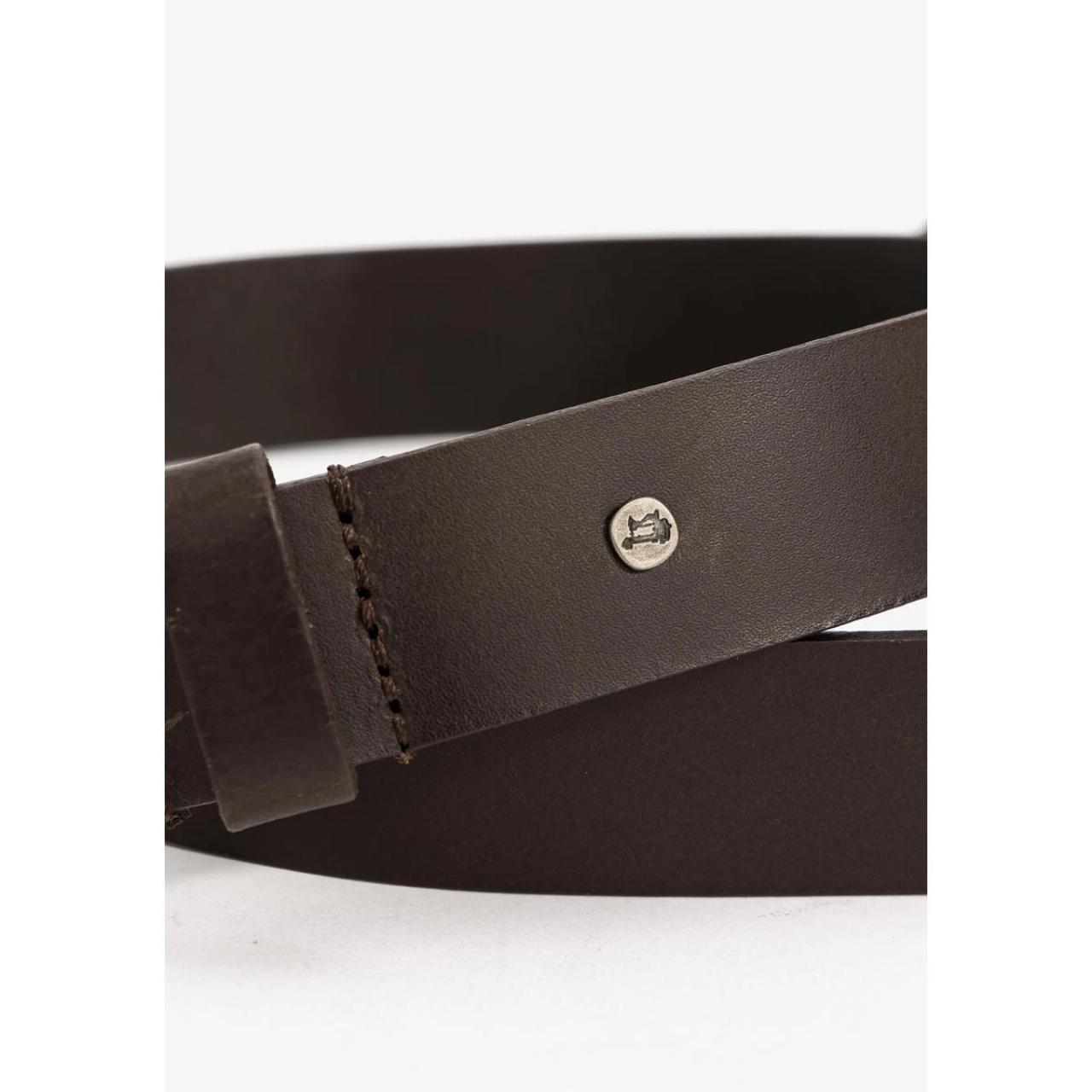 Ζώνη δερμάτινη αγόρι Tiffosi-10031289-265-Brown φωτογραφία