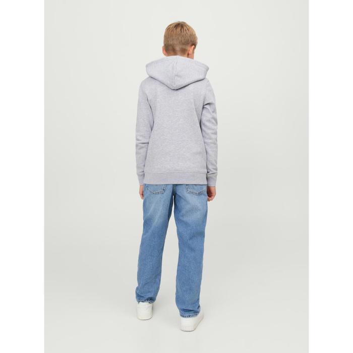 Μπλούζα φούτερ αγόρι Jack & Jones-12247700-Light Grey Melange