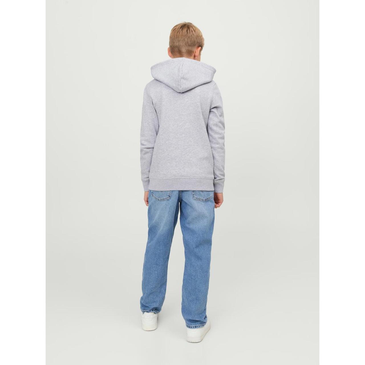Μπλούζα φούτερ αγόρι Jack & Jones-12247700-Light Grey Melange
