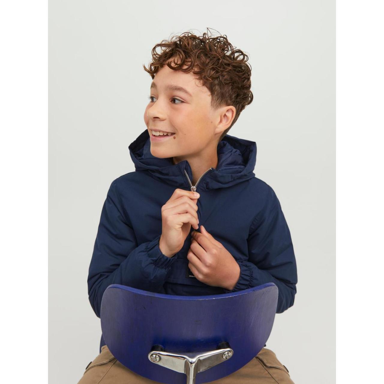 Μπουφάν pullover φορετό αγόρι Jack & Jones-12240974-Navy Blazer