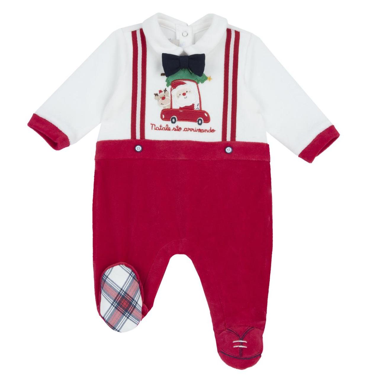 Φορμάκι μπεμπέ unisex Christmas CHICCO-02830-075-Red φωτογραφία