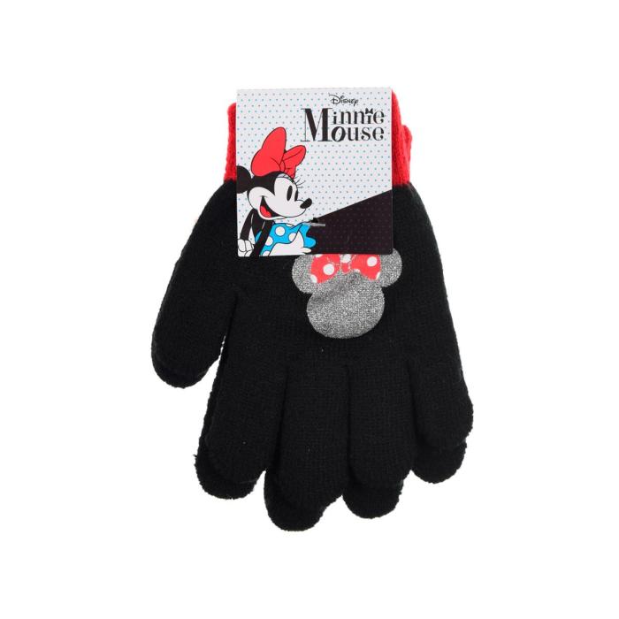 Γάντια κορίτσι Minnie Mouse-HW4034-BLACK