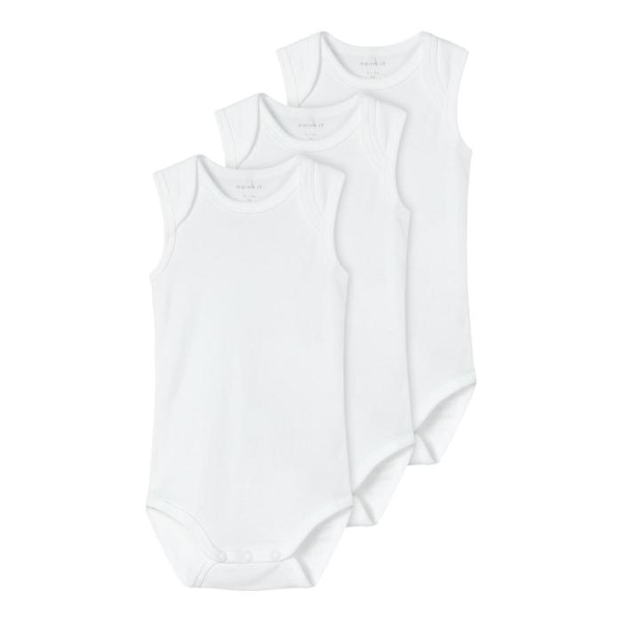 Σετ 3 τεμ. φορμάκια μπεμπέ unisex Name it-13209201-Bright White