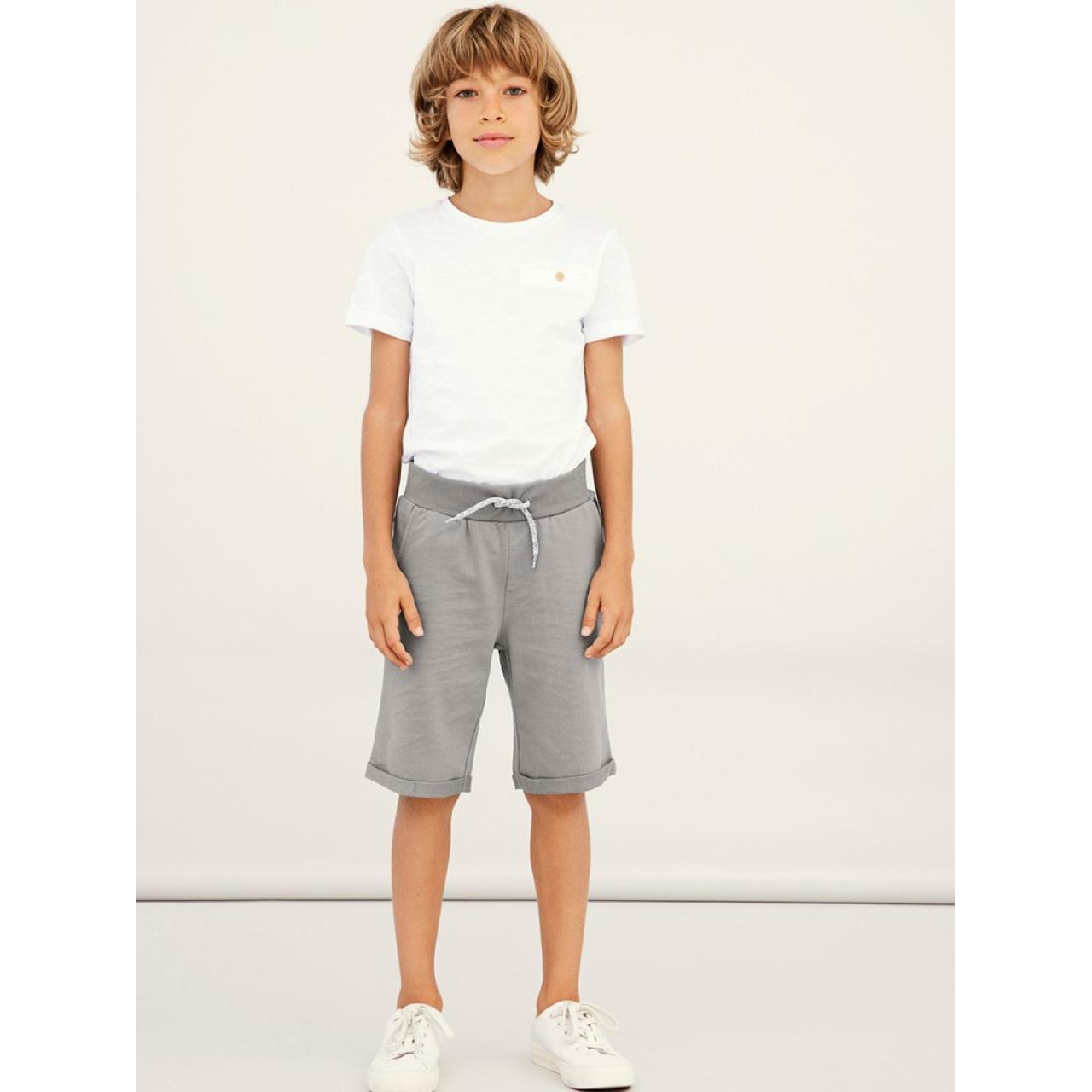 Βερμούδα φούτερ αγόρι name it-13201050-Grey Melange φωτογραφία