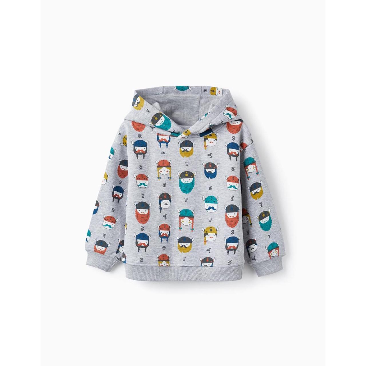 ZIPPY Μπλούζα μπεμπέ φούτερ αγόρι ZIPPY-31056041027-GREY