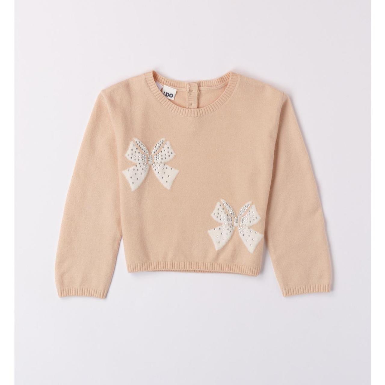 I DO Μπλούζα πλεκτή κορίτσι I DO-47542-0916-Beige