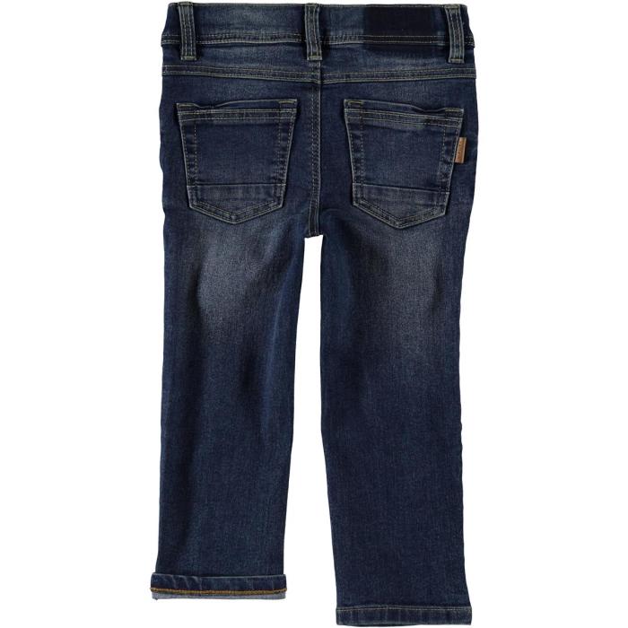 Παντελόνι τζιν αγόρι Name it-13180049-Medium Blue Denim-organic cotton