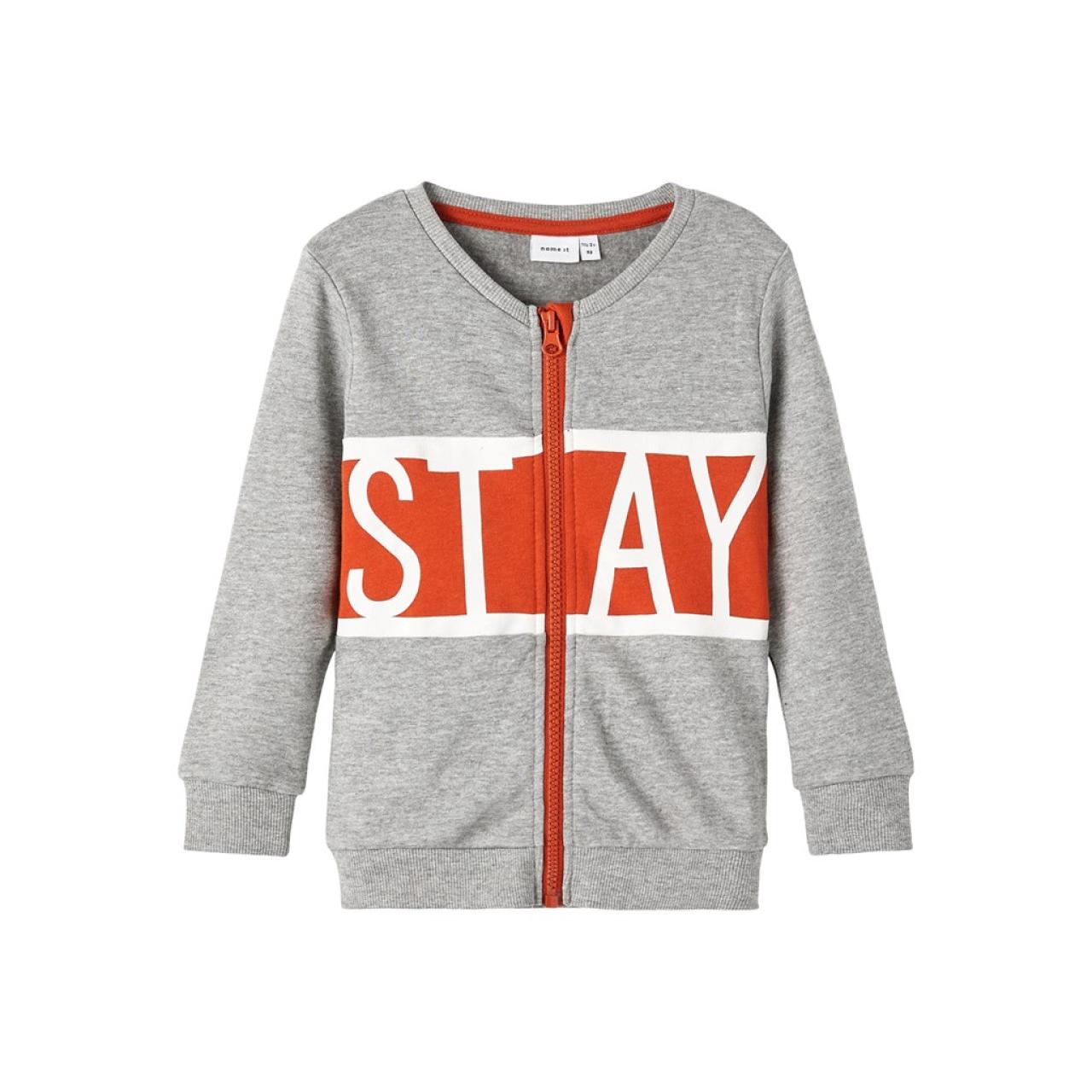 Name it Ζακέτα αγόρι name it-13206890-Grey Melange