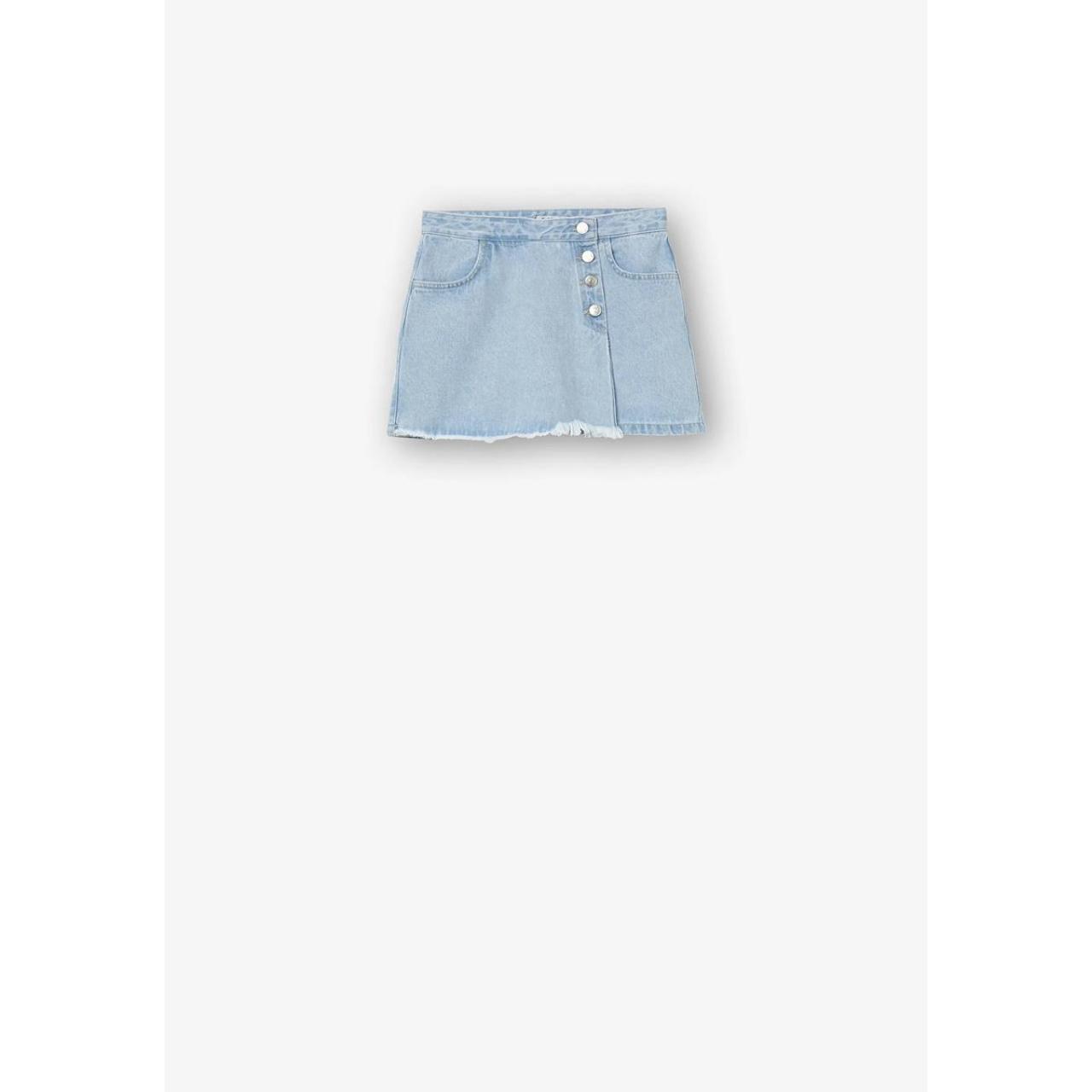 Σορτς skort τζιν κορίτσι Tiffosi-10054629-C10-Light Blue Denim