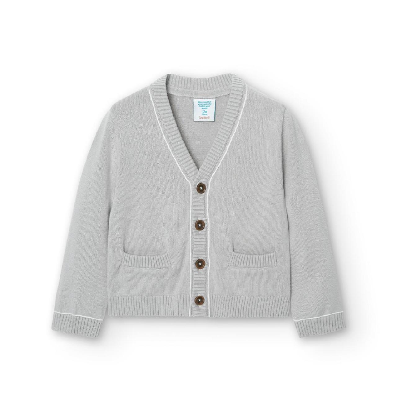 BOBOLI Ζακέτα πλεκτή αγόρι Boboli-718051-7372-Grey
