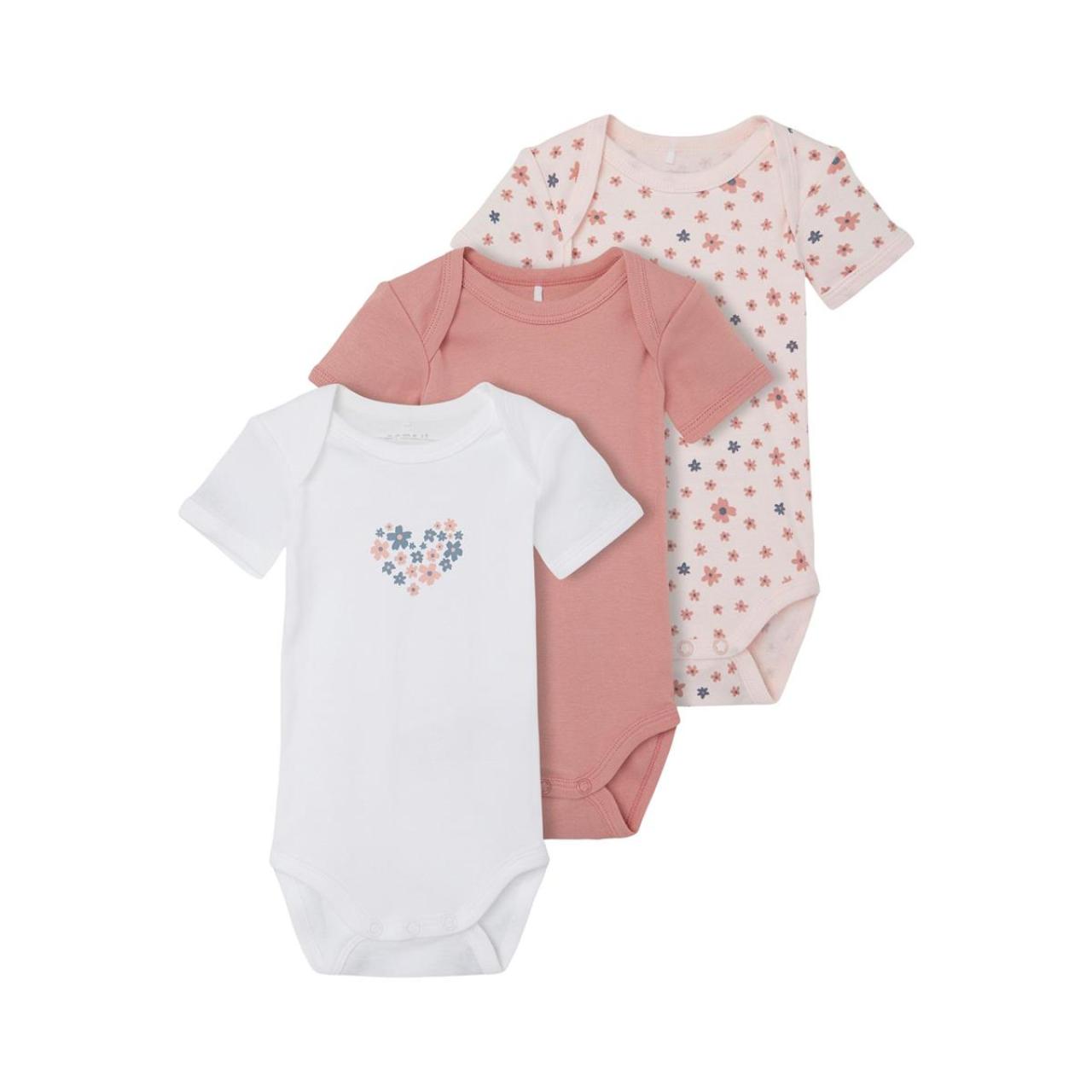 Name it Φορμάκια σετ 3 τεμ. μπεμπέ κορίτσι Name it-13209365-Rosette-organic cotton