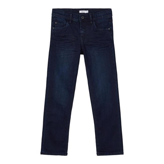 Παντελόνι τζιν αγόρι Name it-13180045 -Dark Blue Denim- organic