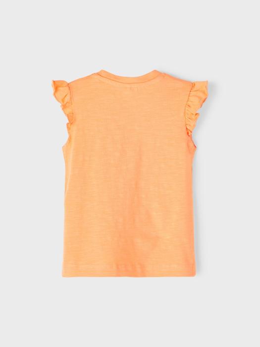 Μπλούζα μπεμπέ κορίτσι Name it-13190307-CANTALOUPE organic cotton