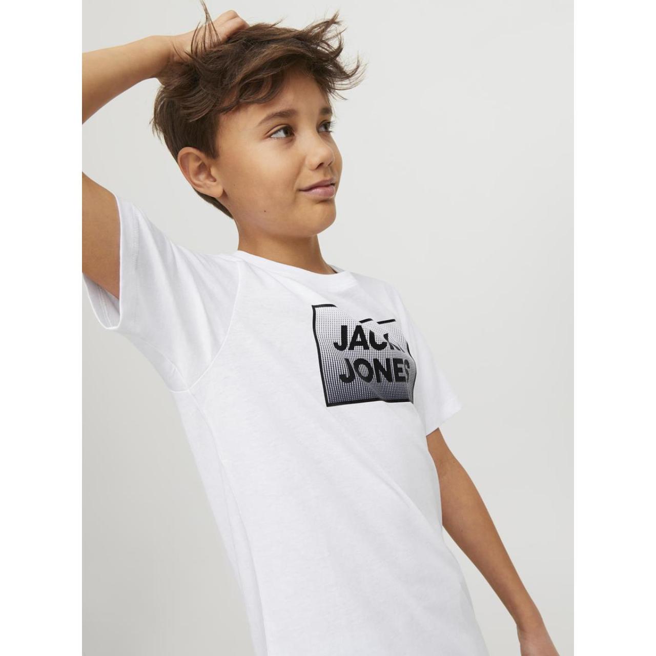 Μπλούζα μακό αγόρι JACK & JONES-12249633-White