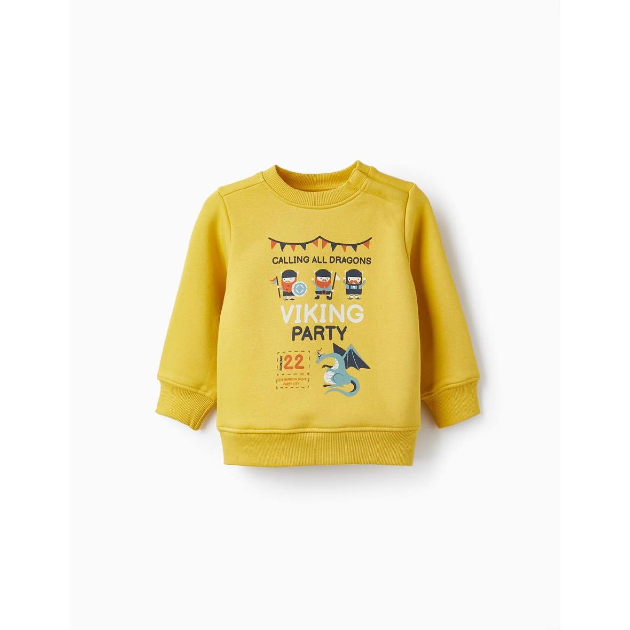 ZIPPY Μπλούζα μπεμπέ φούτερ αγόρι ZIPPY-31056025033-YELLOW