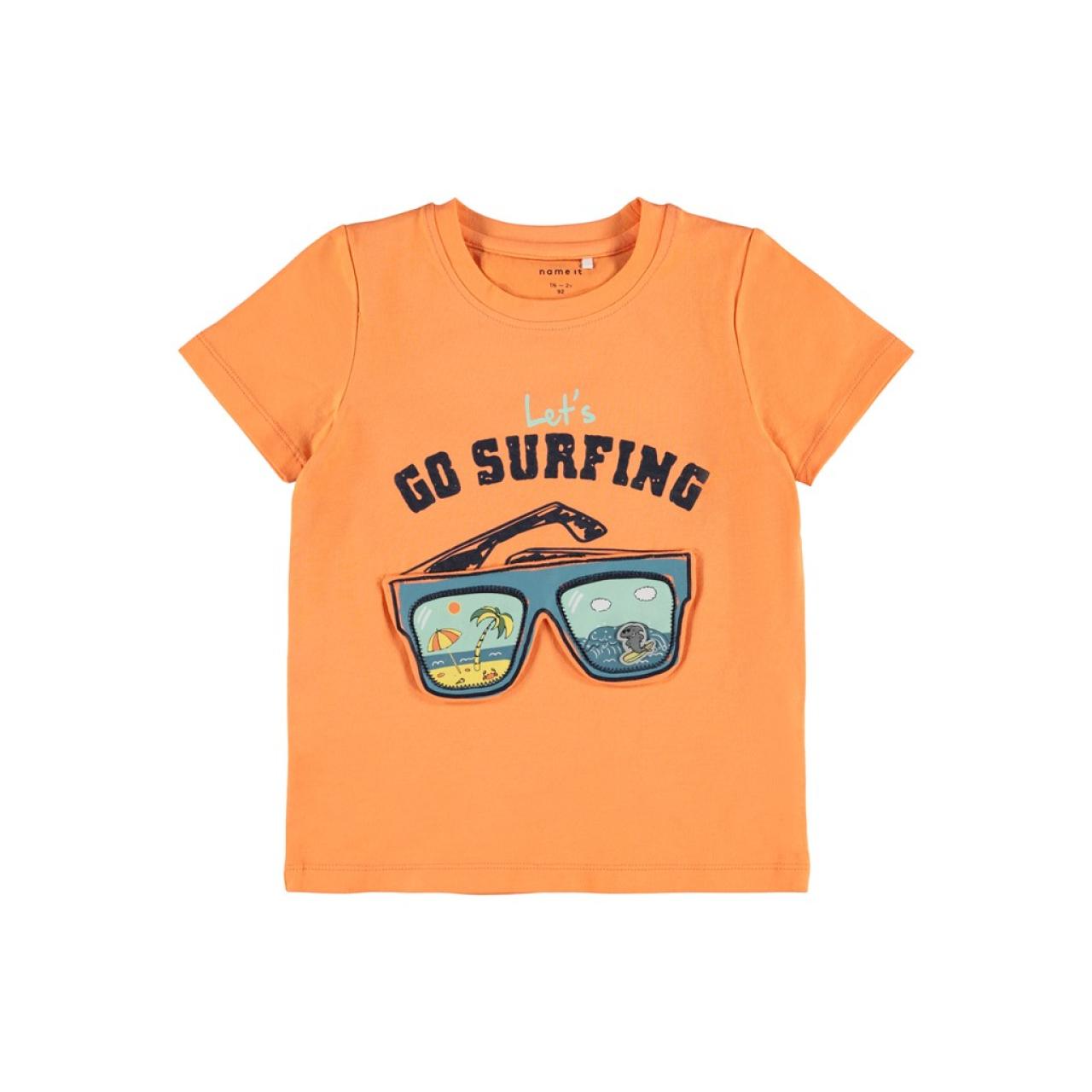 Μπλούζα μακό αγόρι Name it-13189451-MELON organic cotton