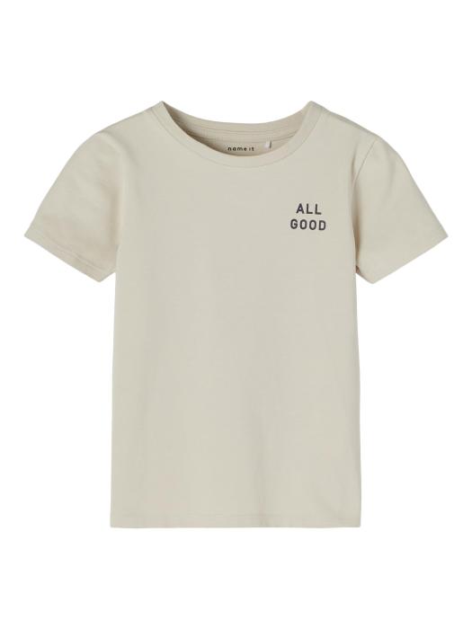 Μπλούζα μακό αγόρι name it-13200875-Oatmeal-organic cotton