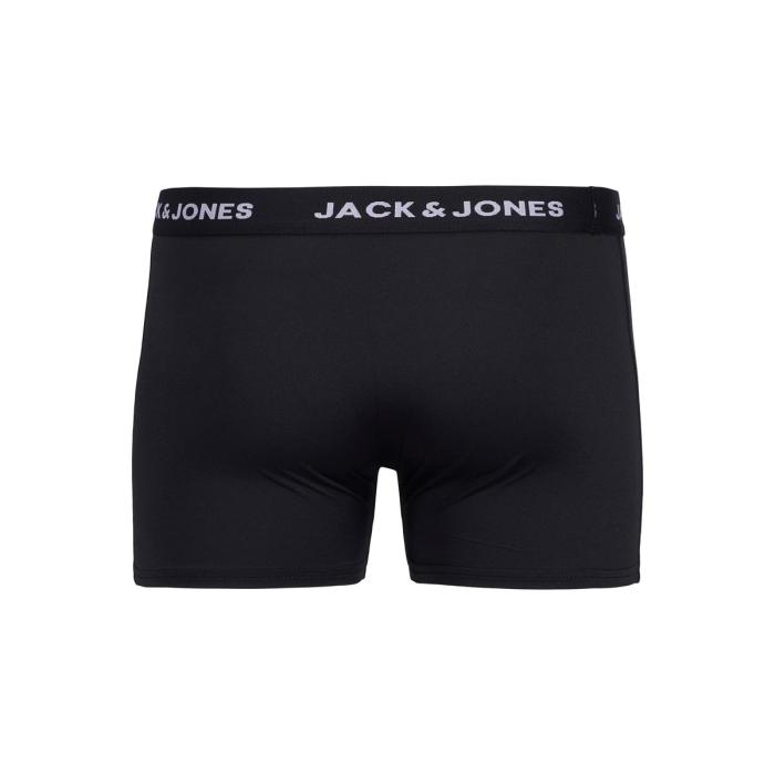 Εσώρουχα μπόξερ 3 pack αθλητικού τύπου αγόρι JACK & JONES-12205324-Black