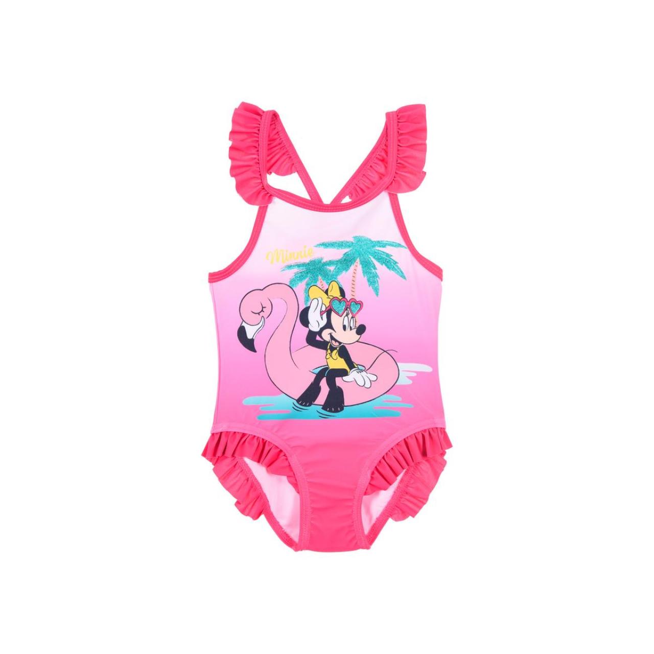 SUPER HEROES Μαγιό ολόσωμο κορίτσι Minnie Mouse-WE0209-FUCHSIA