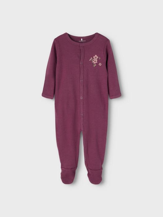 Σετ φορμάκια κορίτσι Name it-13192804-PRUNE PURPLE-organic cotton