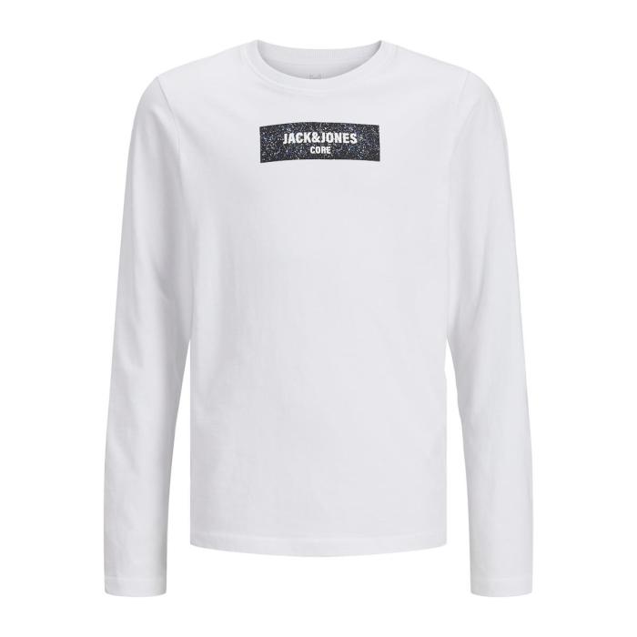 Μπλούζα μακό αγόρι JACK & JONES-12243038-White