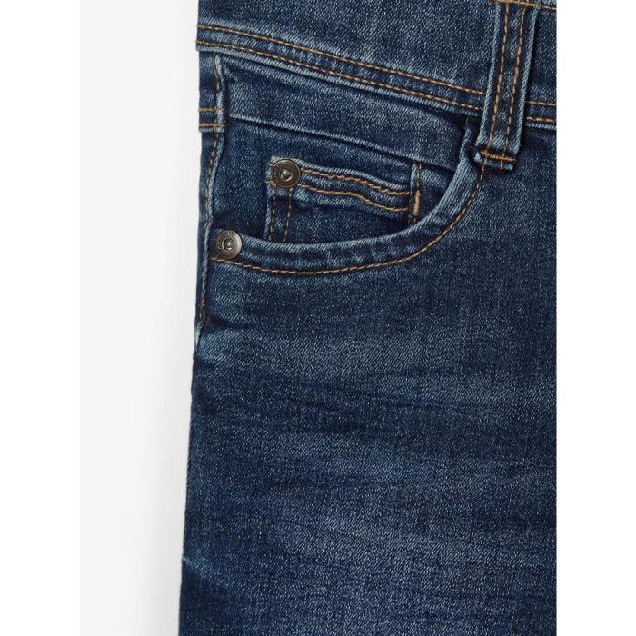 Παντελόνι τζιν αγόρι Name it-13180049-Medium Blue Denim-organic cotton