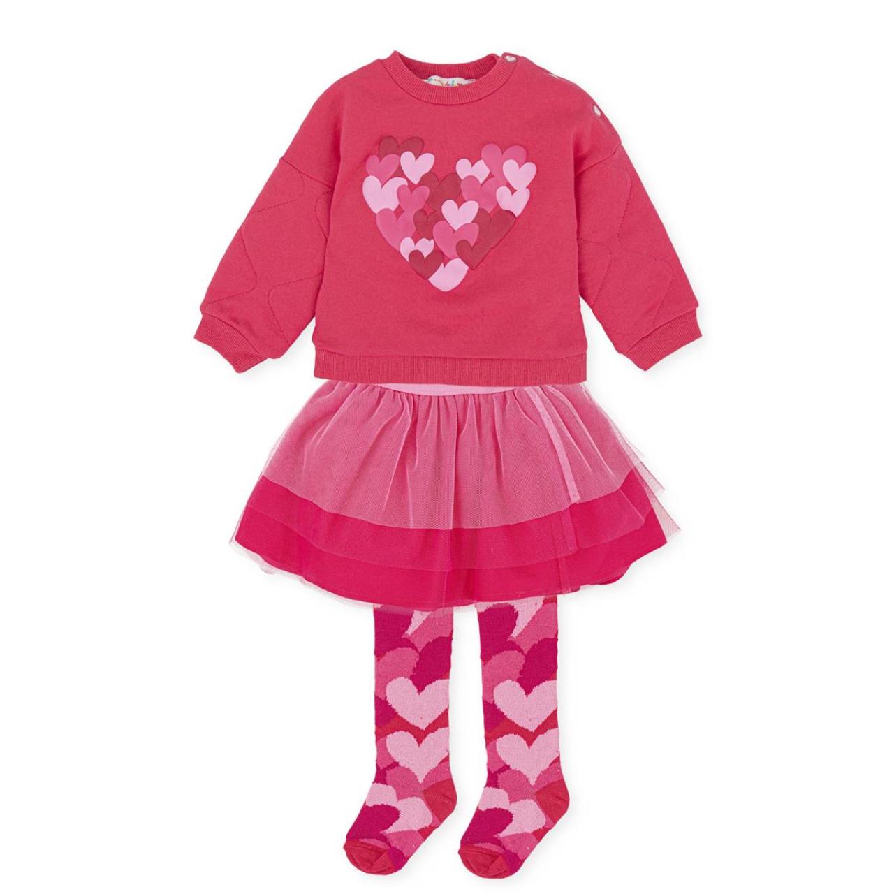 AGATHA RUIZ DE LA PRADA Σετ φούστα κορίτσι Agatha Ruiz De La Prada-7023W23-Fuchsia